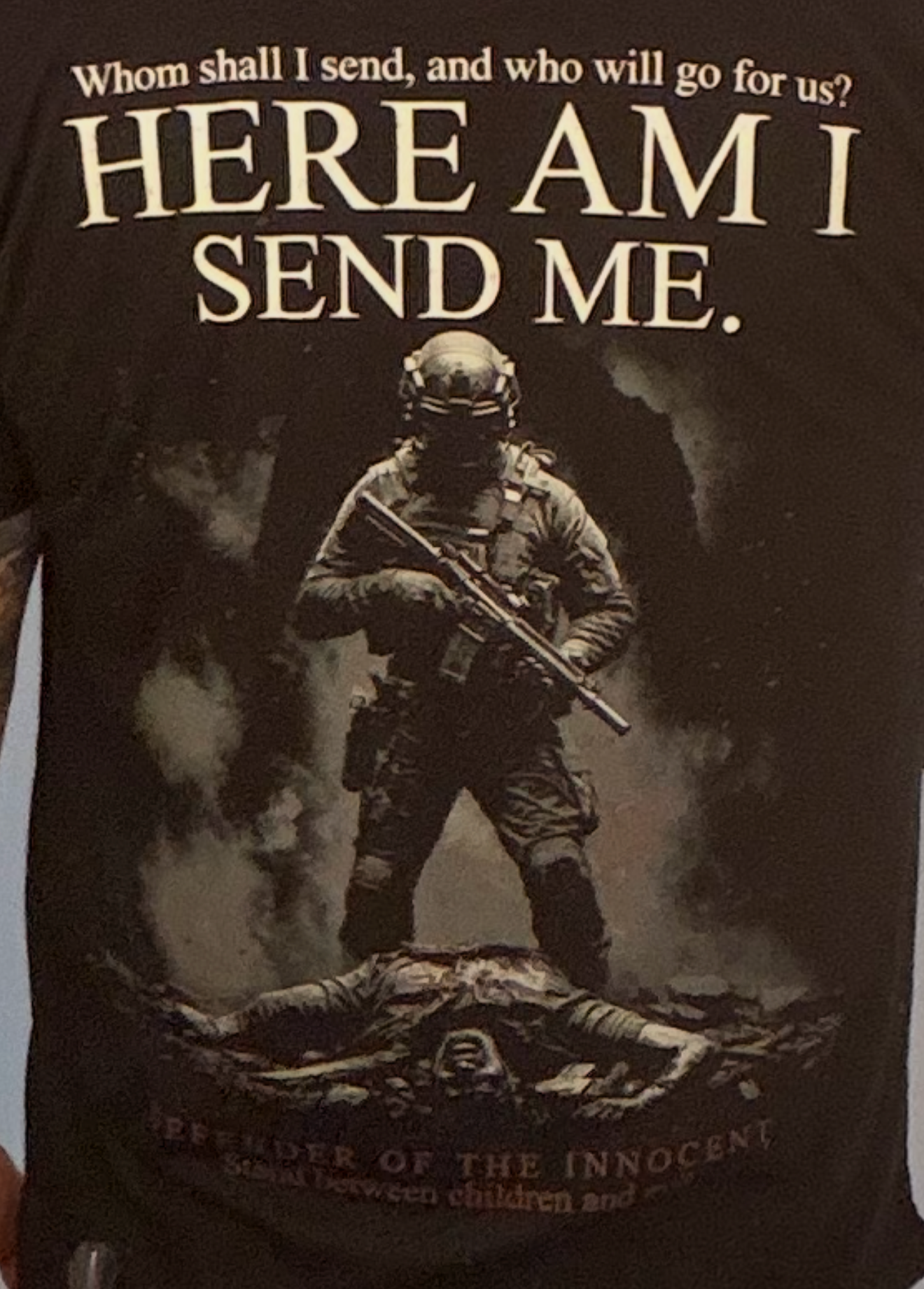 HERE AM I – Defender of the Innocent